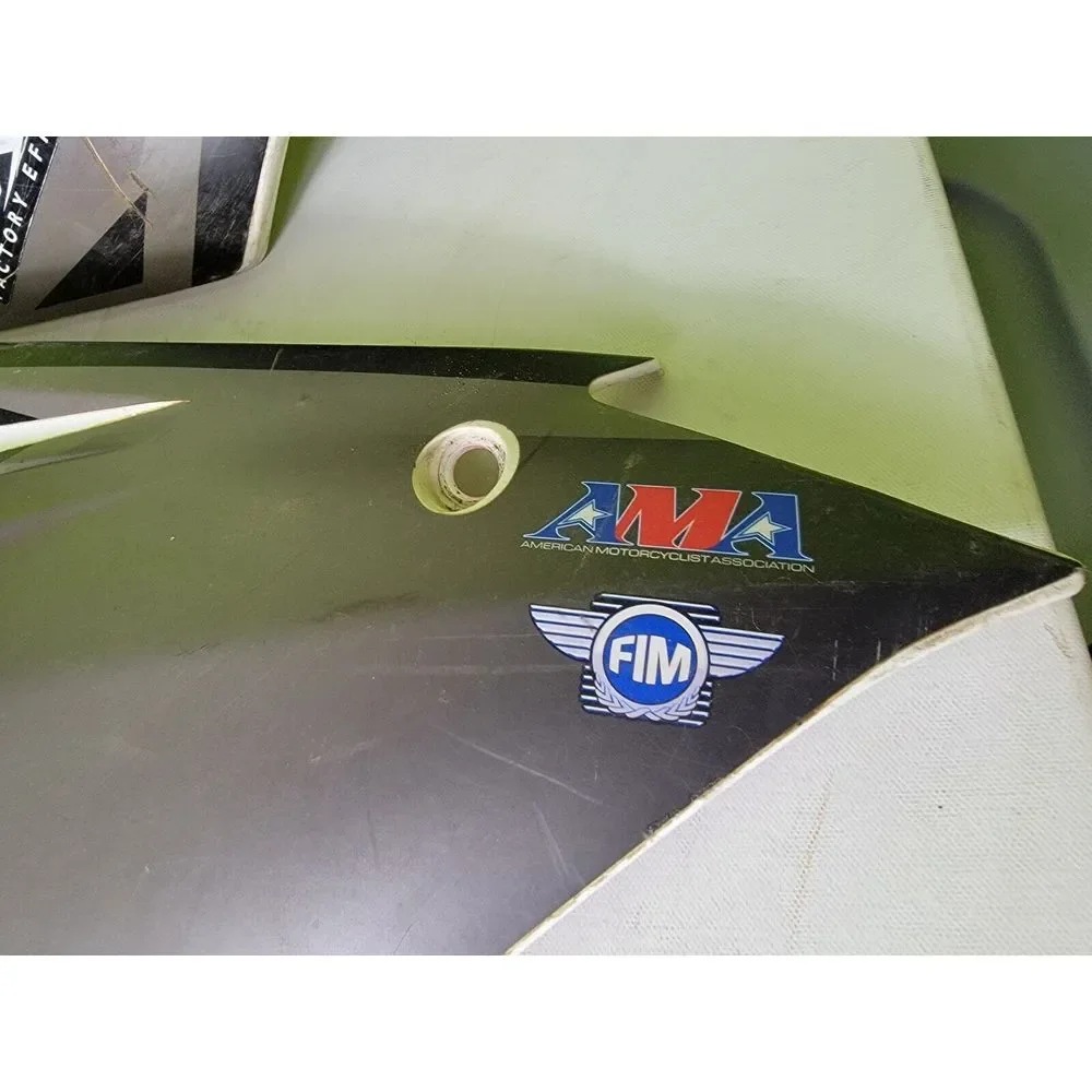2 Motorcycle Fairings Motocross MX FIM AMA Yamaha Kawasaki